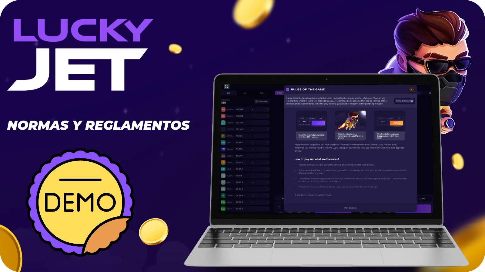 Normas y reglamentos de Lucky Jet