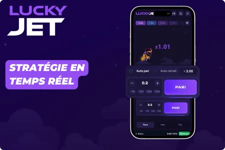 Stratégie en temps réel du prédicteur Lucky Jet