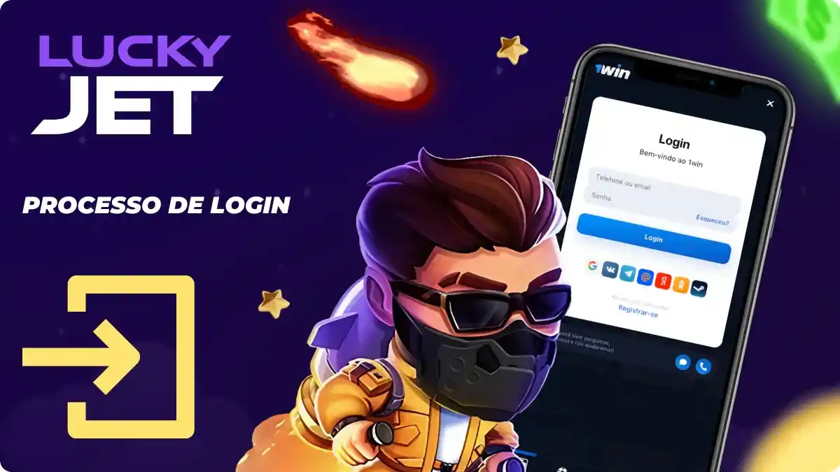 Processo de Login no Lucky Jet