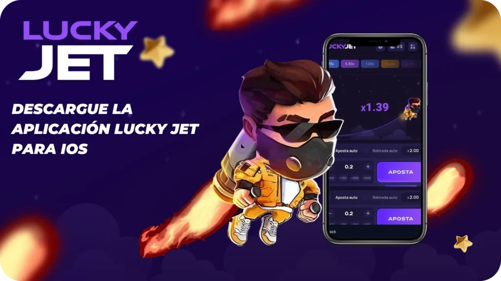 Interfaz de la aplicación iOS para Lucky Jet