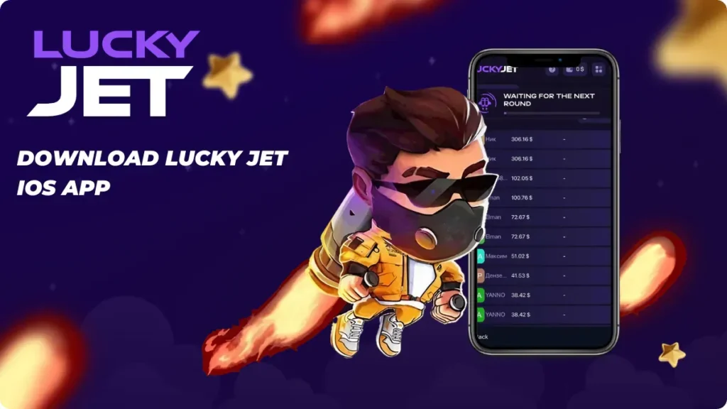 Interface of iOS App for Lucky Jet