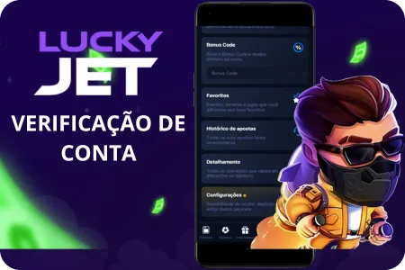 verificação de conta Lucky Jet