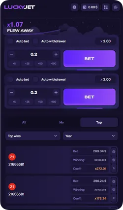 Lucky Jet Features