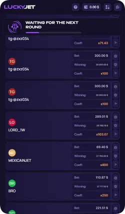 Lucky Jet Mobile App