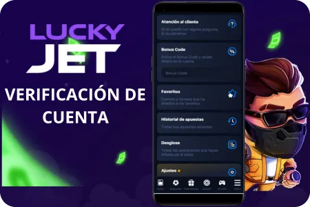 Lucky Jet inscripción